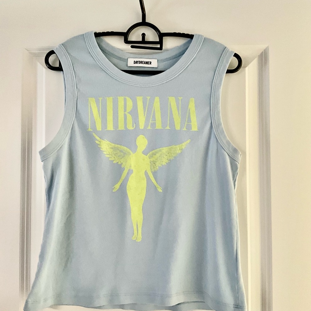 Daydreamer NIRVANA Light Blue Cotton Top
